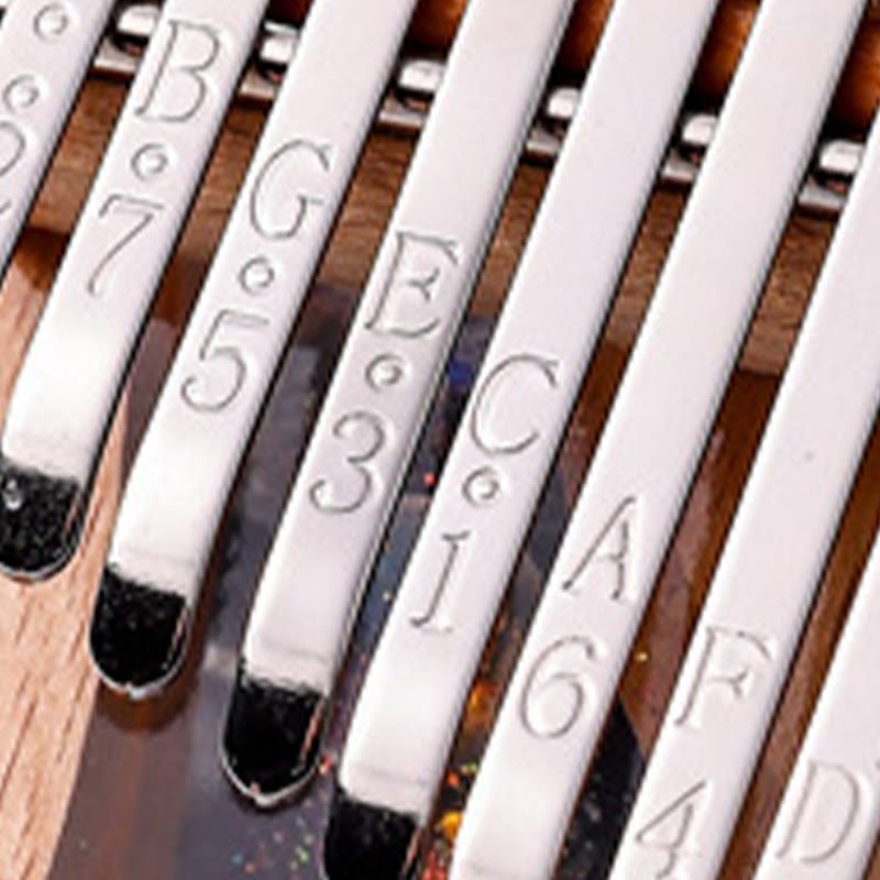 Buddha Stones Kalimba 17/21 Klawiszy Fortepian Kciuk Drewno Bukowe Planeta Wszechświat Przenośny Fortepian Palcowy