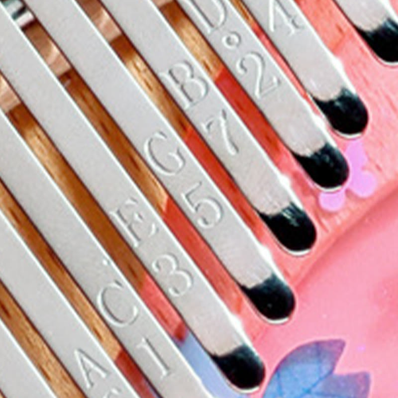 Kalimba z Buddha Stones 17/21 klawiszy Fortepian kciukowy Drewno bukowe Różowa wiśnia Przenośny fortepian palcowy