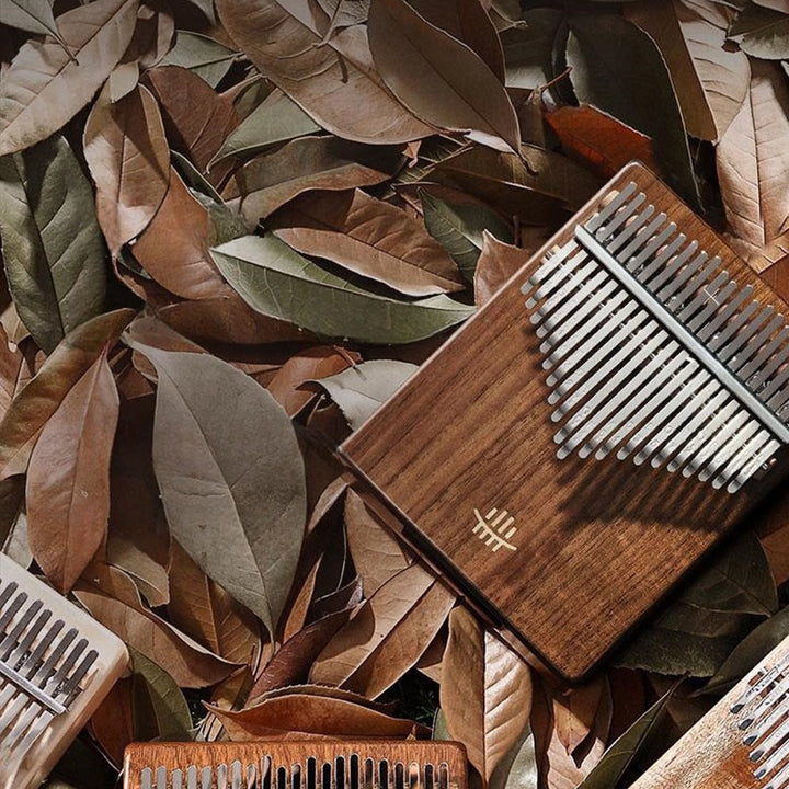 Buddha Stones 21 Klawiszy Kalimba Pianino Kciukowe Orzech Przenośne Pianino Palcowe