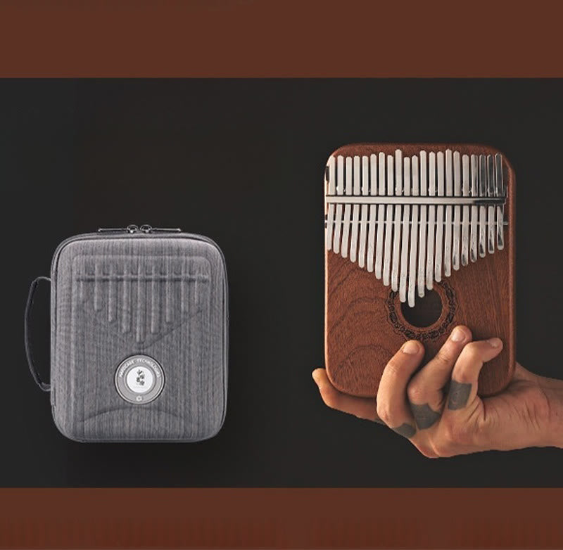 Buddha Stones 21 klawiszy Kalimba Thumb Piano żółte drewno sandałowe przenośne pianino na palce