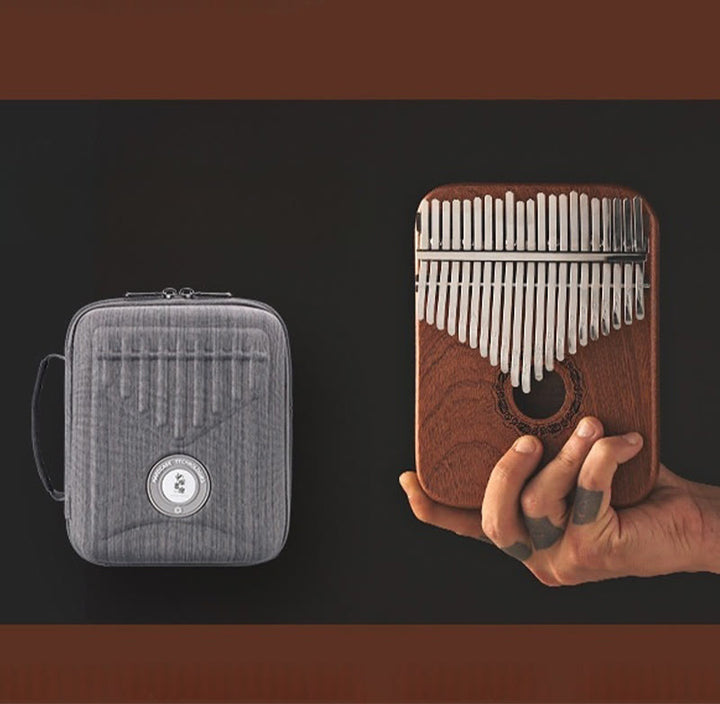 Buddha Stones 21 klawiszy Kalimba Thumb Piano żółte drewno sandałowe przenośne pianino na palce