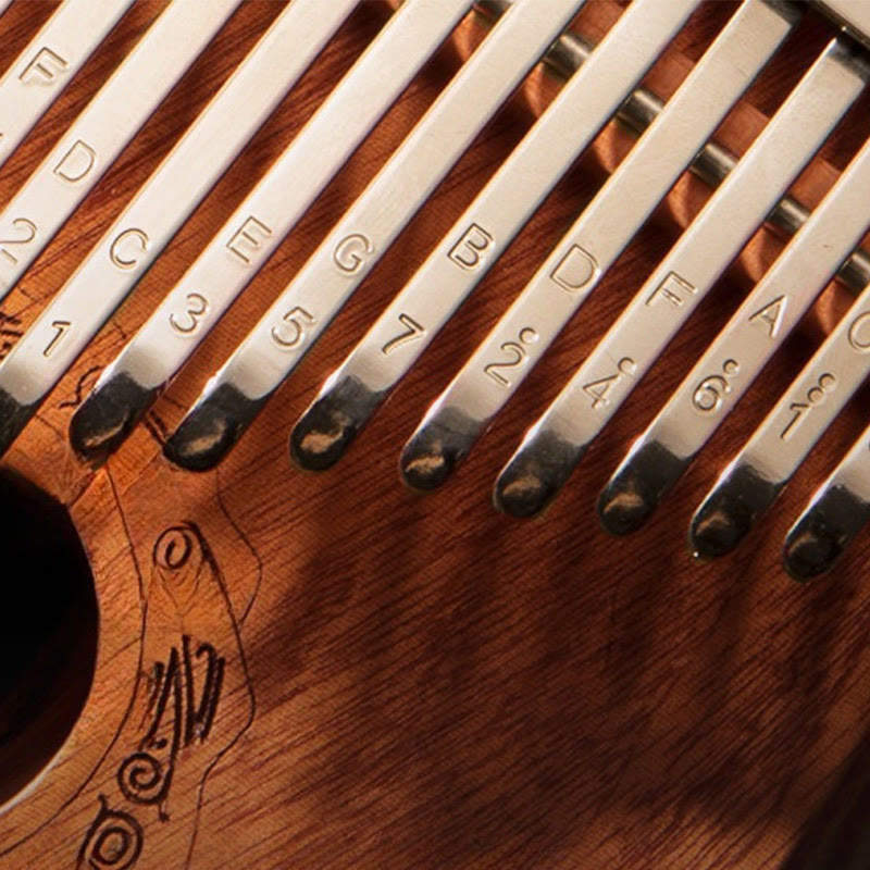 Buddha Stones 21 klawiszy Kalimba Thumb Piano żółte drewno sandałowe przenośne pianino na palce