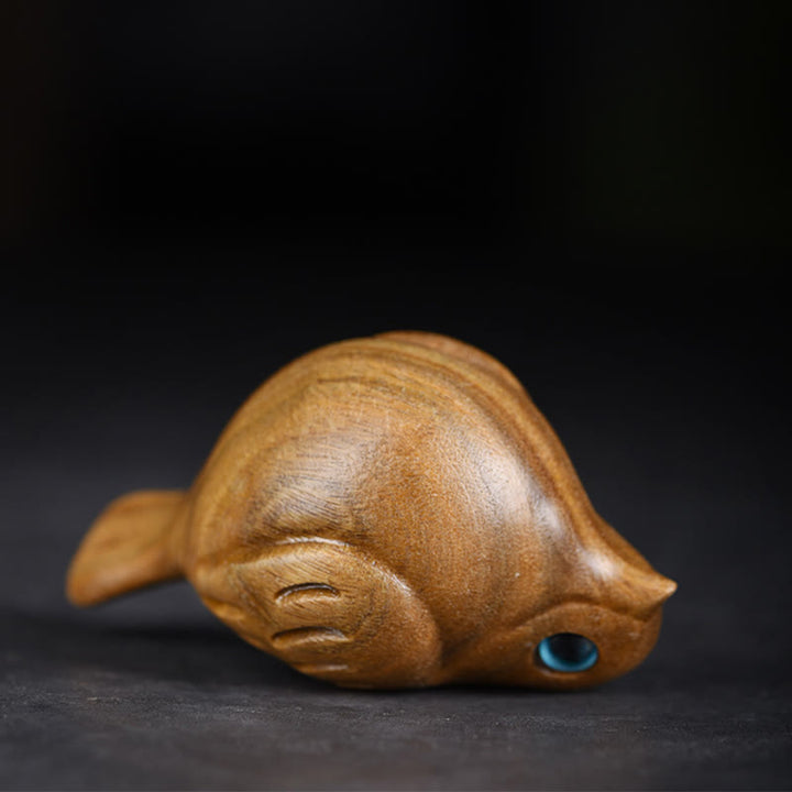 Buddha Stones Miniaturowy Ptak Sroka Rzeźbiony Pozytywny Dekoracja Biurka