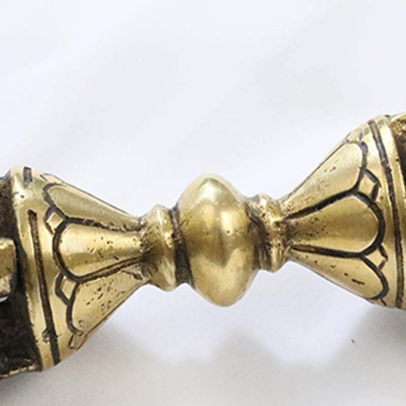 Buddha Stones Ręcznie Nepalskie Wadżra Dorje Duchowa Moc Miedź Metal Dekoracja Domu