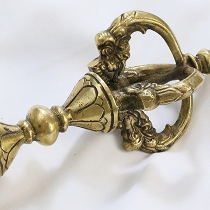 Buddha Stones Ręcznie Nepalskie Wadżra Dorje Duchowa Moc Miedź Metal Dekoracja Domu