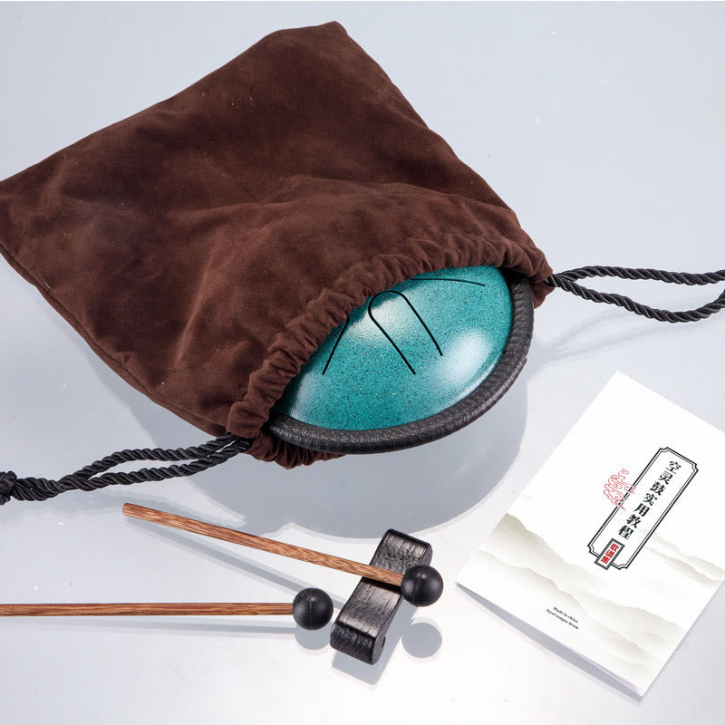 Bęben językowy ze stali Buddha Stones , dźwięk uzdrawiający, medytacja, zestaw perkusyjny do jogi, 6 nut, 5,5 cala