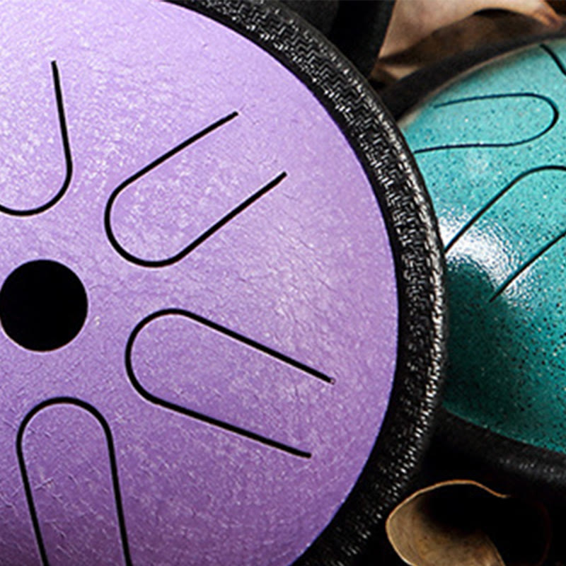 Bęben językowy ze stali Buddha Stones , dźwięk uzdrawiający, medytacja, zestaw perkusyjny do jogi, 6 nut, 5,5 cala