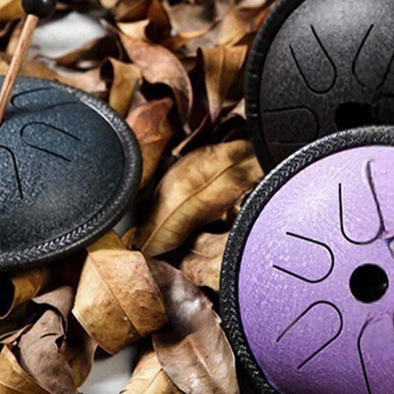 Bęben językowy ze stali Buddha Stones , dźwięk uzdrawiający, medytacja, zestaw perkusyjny do jogi, 6 nut, 5,5 cala