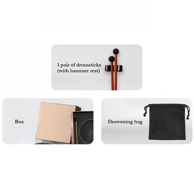 Bęben językowy ze stali Buddha Stones , dźwięk uzdrawiający, joga, medytacja, zestaw perkusyjny, 8 nut, 6-calowy instrument perkusyjny