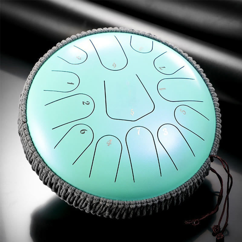 Buddha Stones Steel Tongue Drum Sound Healing Meditation Drum Kit 13 Nut 12-calowy instrument perkusyjny
