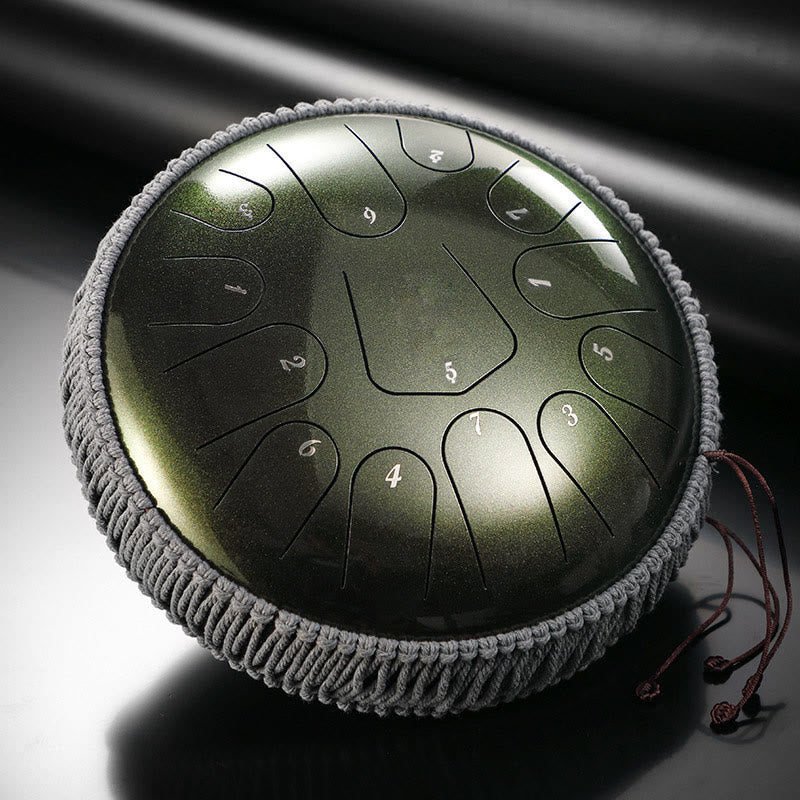 Buddha Stones Steel Tongue Drum Sound Healing Meditation Drum Kit 13 Nut 12-calowy instrument perkusyjny