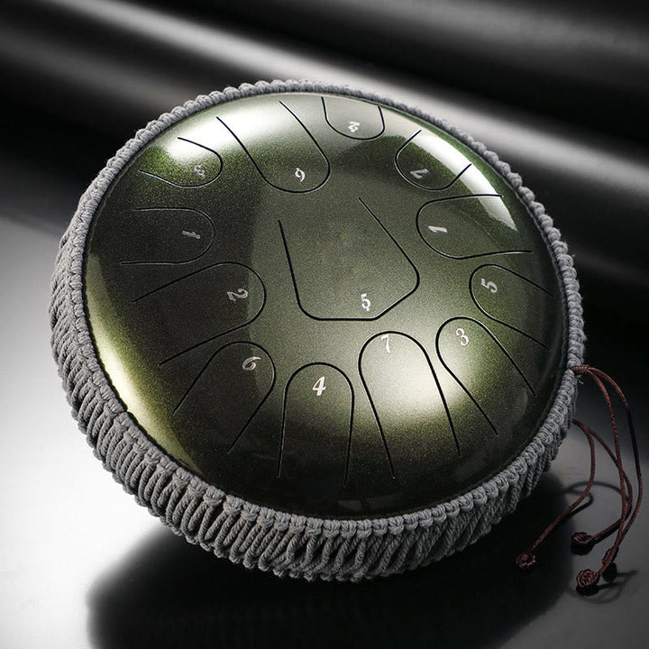 Buddha Stones Steel Tongue Drum Sound Healing Meditation Drum Kit 13 Nut 12-calowy instrument perkusyjny