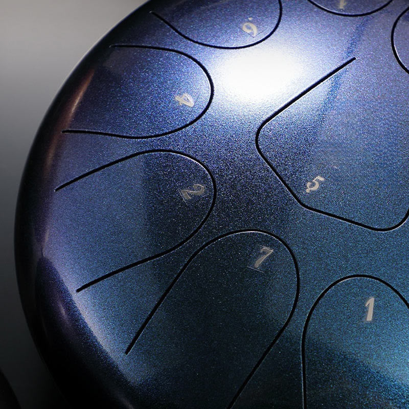 Buddha Stones Steel Tongue Drum Sound Healing Meditation Drum Kit 13 Nut 12-calowy instrument perkusyjny