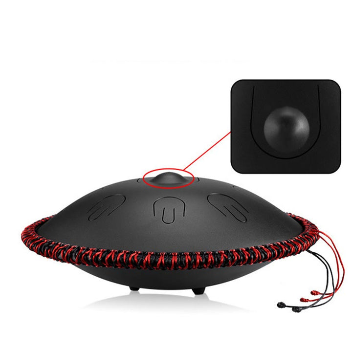 Buddha Stones językowy ze stali Dźwięk uzdrawiający Joga Medytacja Zestaw 9 nut 15-calowy instrument handpan