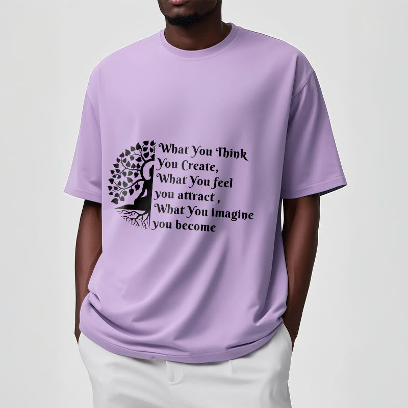 Koszulka z nadrukiem Buddha Stones Half-medytacja Drzewo Buddy - image 18