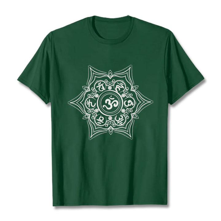 Buddha Stones Kamienie Mandala Om Mani Padme Hum - ForestGreen - 2XL - image 1