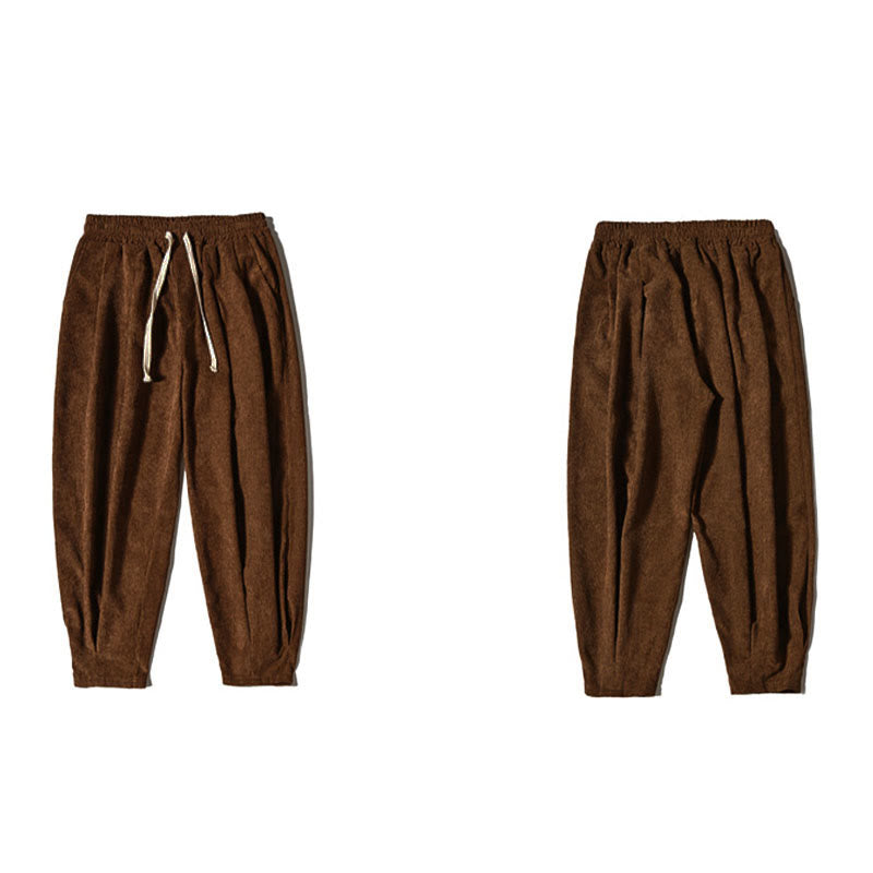 Spodnie męskie Buddha Stones Casual Plain Cotton Bloomer z kieszeniami - image 39