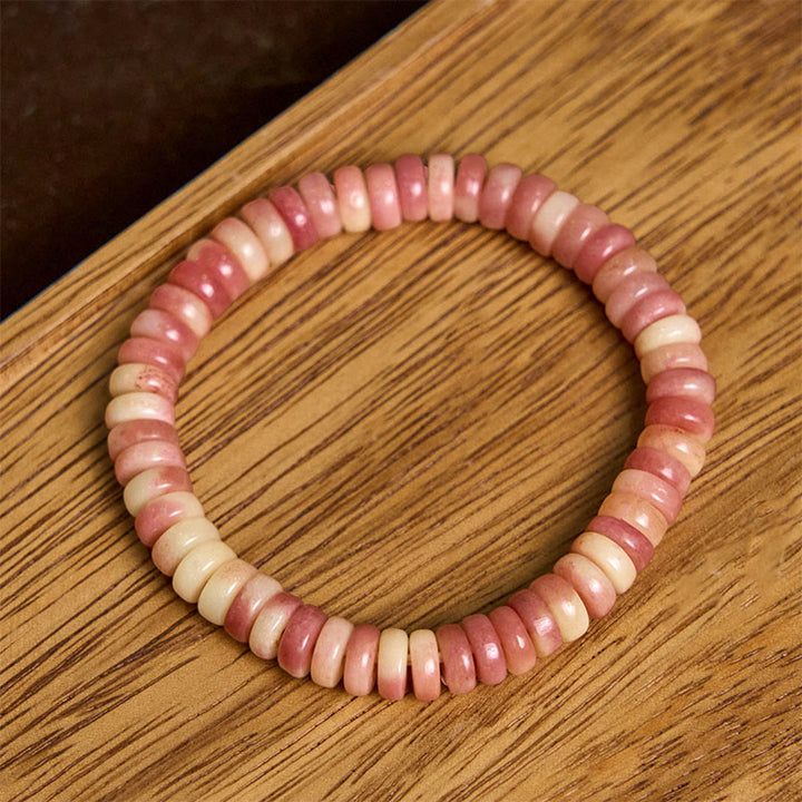 Buddha Stones Naturalne Tybetańskie Wielbłądzie Kość Fioletowe Koraliki Krwi Trzymają Z Daleka Bransoletka Od Złych Duchów