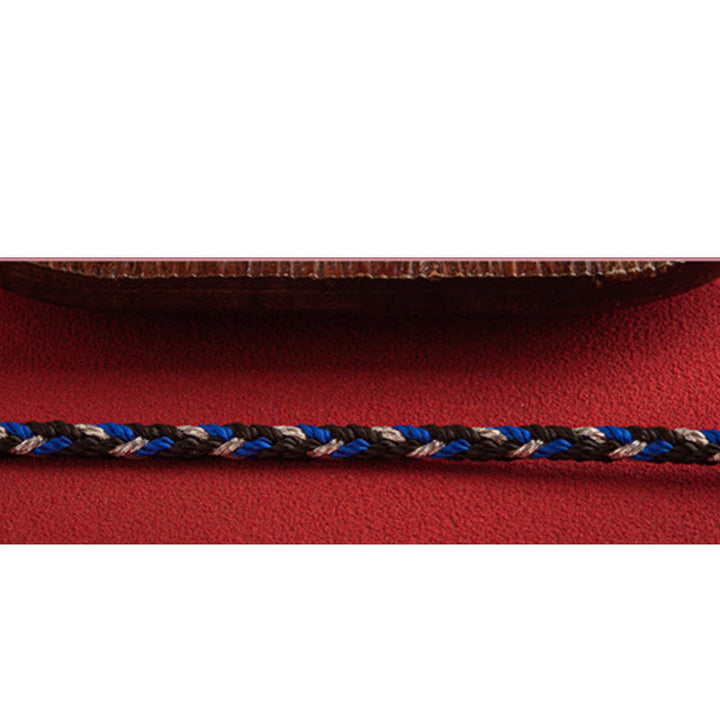 Buddha Stones „Niech pomyślność wypełni Twoje życie” Bransoletka na szczęście wielokolorowa