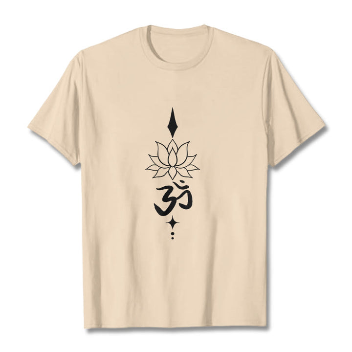 Buddha Stones Om Symbol Lotosu Koszulka T-shirt - For - 2XL - image 12