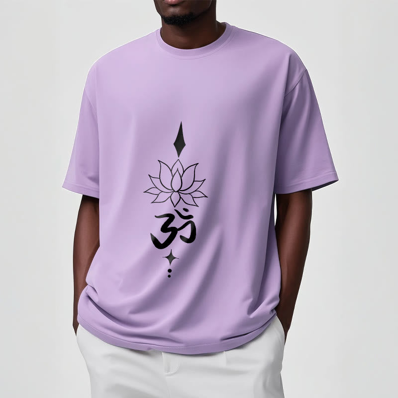 Buddha Stones Om Symbol Lotosu Koszulka T-shirt - image 18