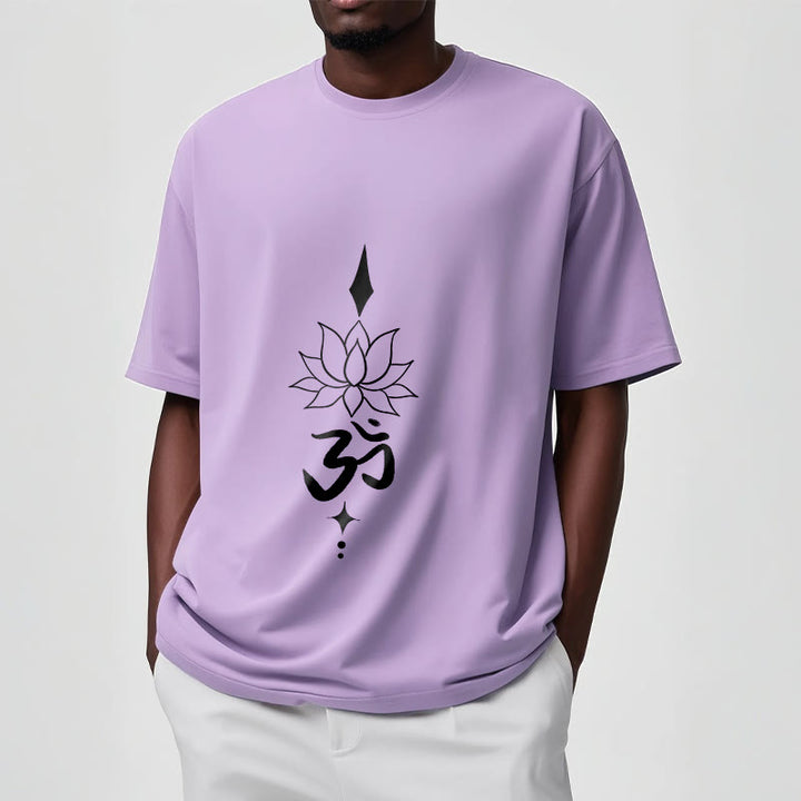 Buddha Stones Om Symbol Lotosu Koszulka T-shirt - image 18