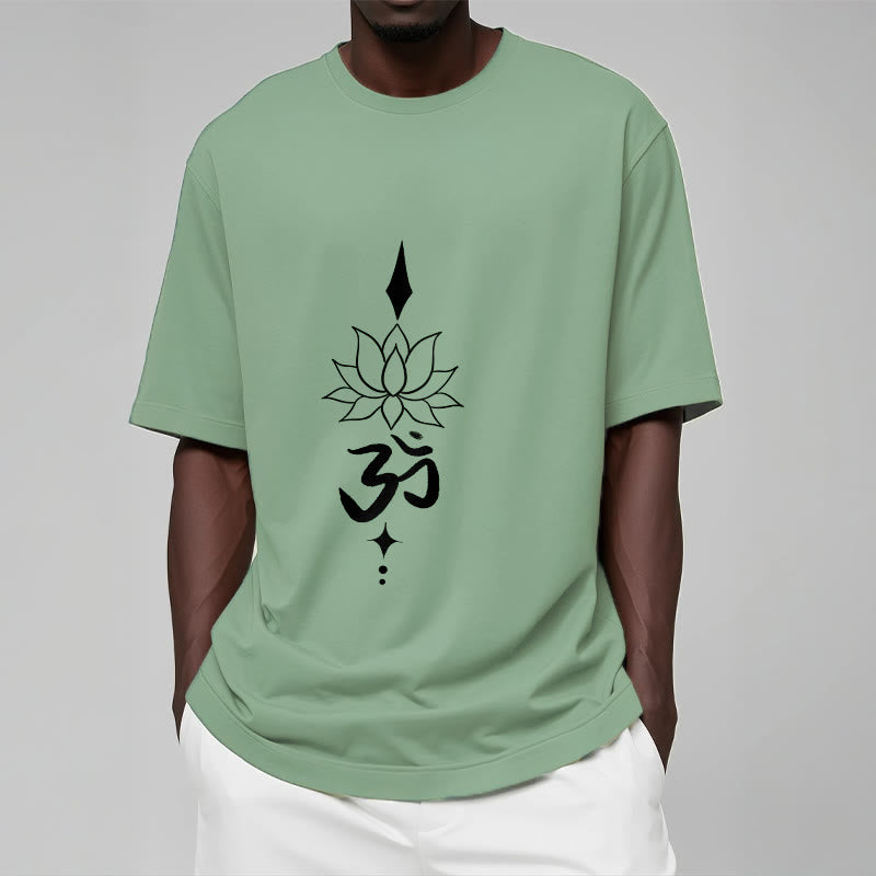 Buddha Stones Om Symbol Lotosu Koszulka T-shirt - image 20
