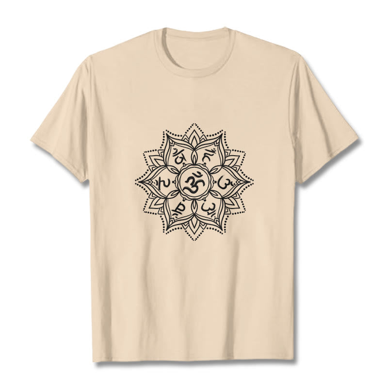 Buddha Stones Kamienie Mandala Kwiat Om Mani Padme Hum Mantra Tee T-shirt - For - 2XL - image 11