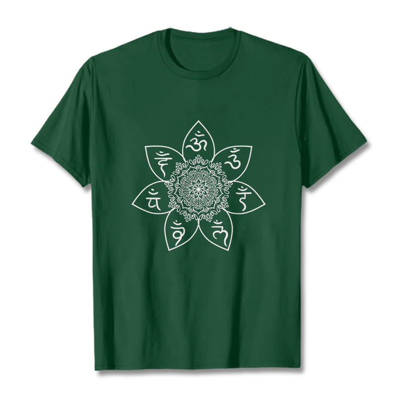 Buddha Stones Kamienie Mandala Om Mani Padme Hum - ForestGreen - 2XL - image 1