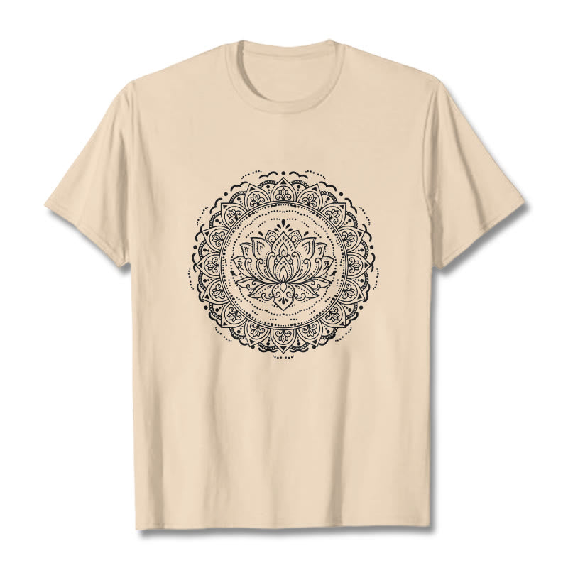 Koszulka z nadrukiem Buddha Stones Mandala Kwiat Lotosu - For - 2XL - image 9