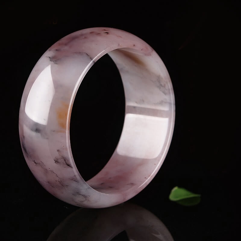 Bransoletka ochronna z fioletowym jadeitem i Buddha Stones