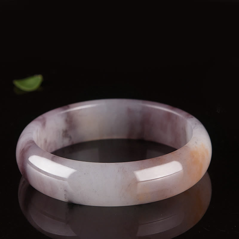 Bransoletka ochronna z fioletowym jadeitem i Buddha Stones