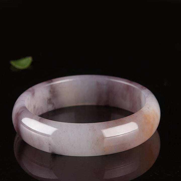 Bransoletka ochronna z fioletowym jadeitem i Buddha Stones