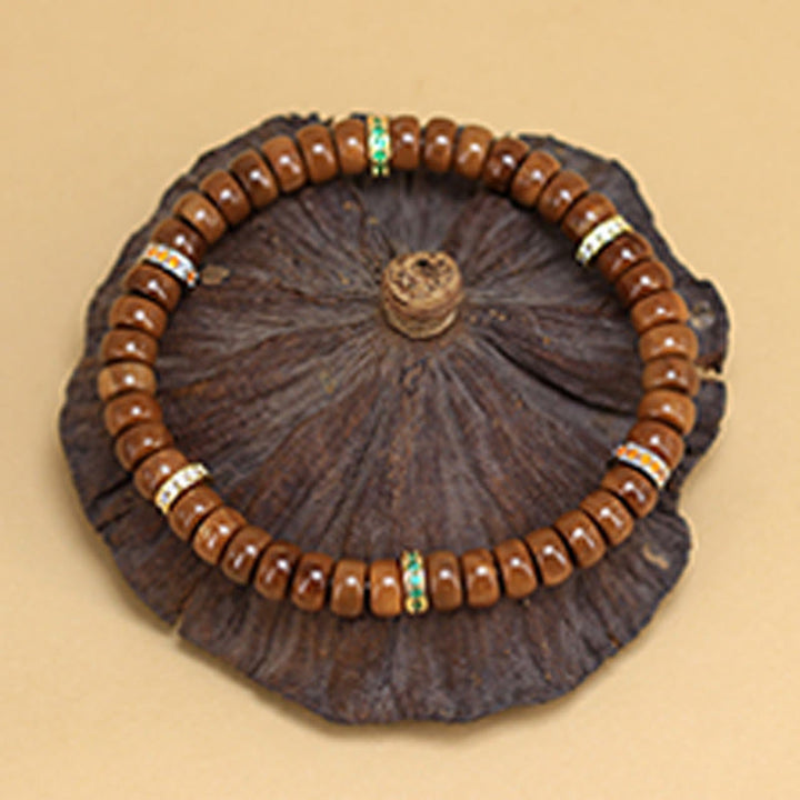 Bransoletka ochronna na nasiona Kuka z Buddha Stones - image 5