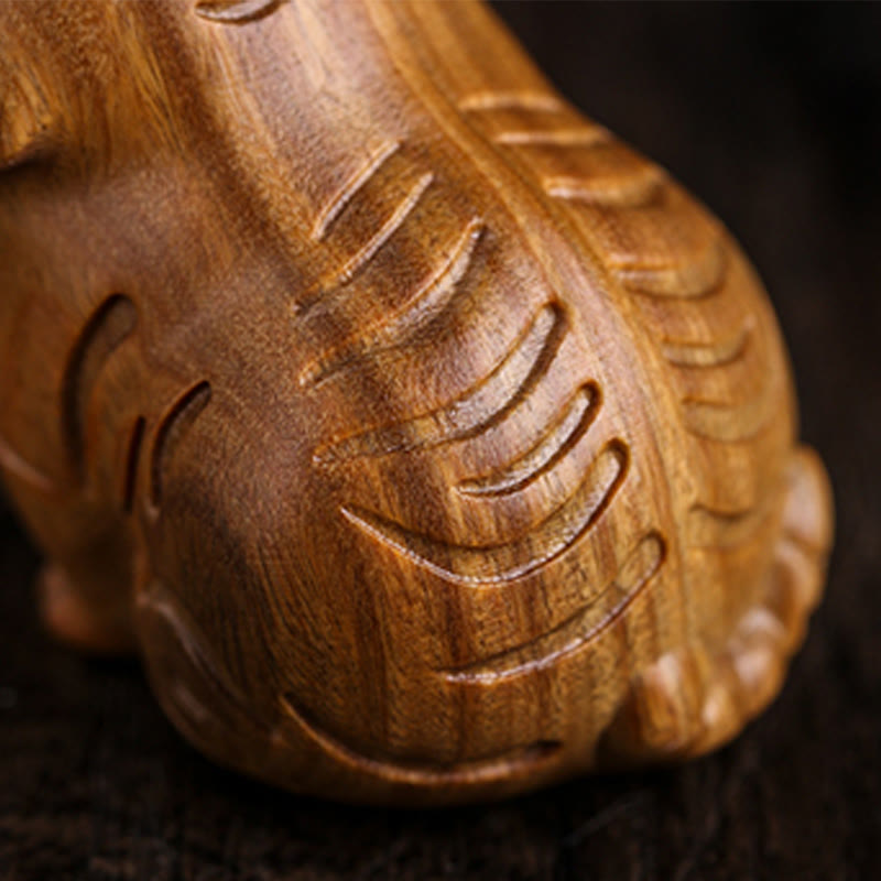 Buddha Stones Drzewo Sandałowe Słodkie Tygrysy Zwierzęta Pozytywna Dekoracja - image 12