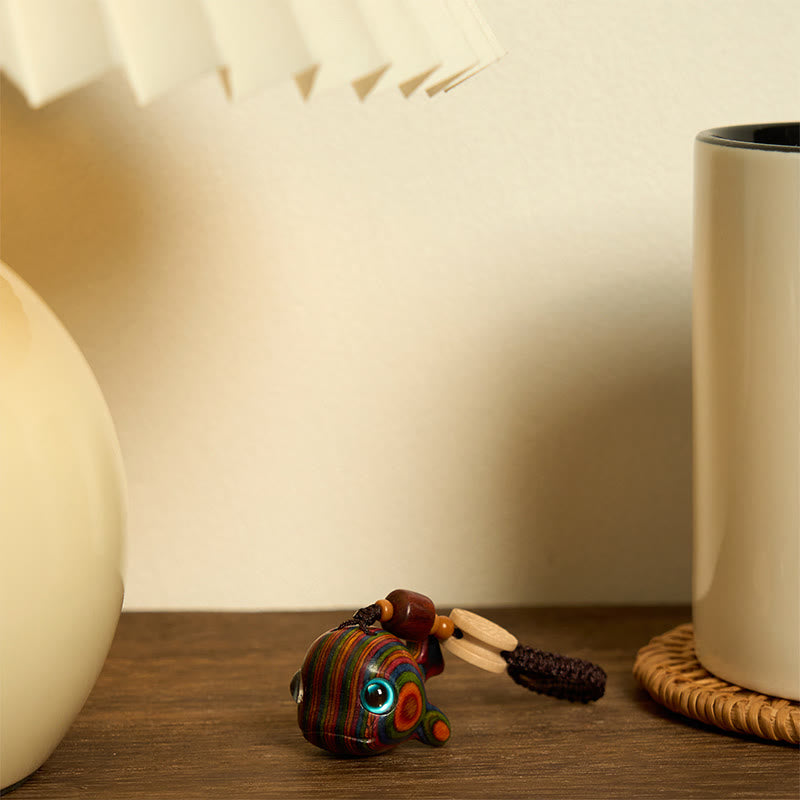 Buddha Stones, tęczowy eukaliptus, delfin, rzeźbiony, pozytywny brelok do telefonu, dekoracja do zawieszenia - image 8