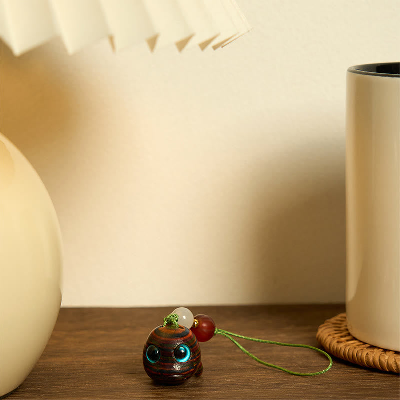 Buddha Stones, tęczowy eukaliptus, delfin, rzeźbiony, pozytywny brelok do telefonu, dekoracja do zawieszenia - image 16