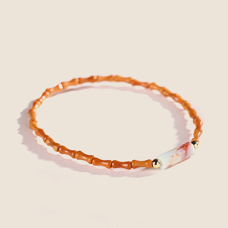 Bransoletka Peace z Buddha Stones z pestek oliwek o ultracienkiej fakturze - image 3