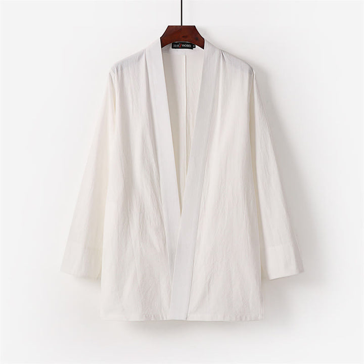 Zestaw męskich spodni do medytacji z bawełny kimono z kamieniami Buddha Stones, 2 szt., do kostek - image 4