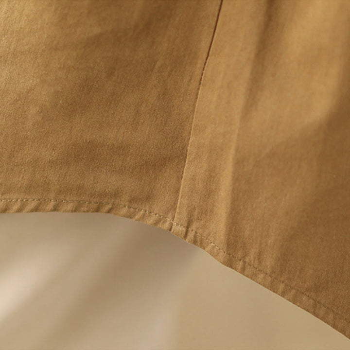 Bluza z kapturem Buddha Stones Casual Commute z ściągaczem, damska, bawełniana, lniana, z kieszeniami - image 16