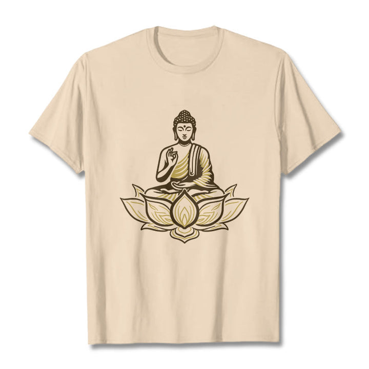 Koszulka z Buddha Stones Budda Medytujący w Lotosie - For - 2XL - image 9