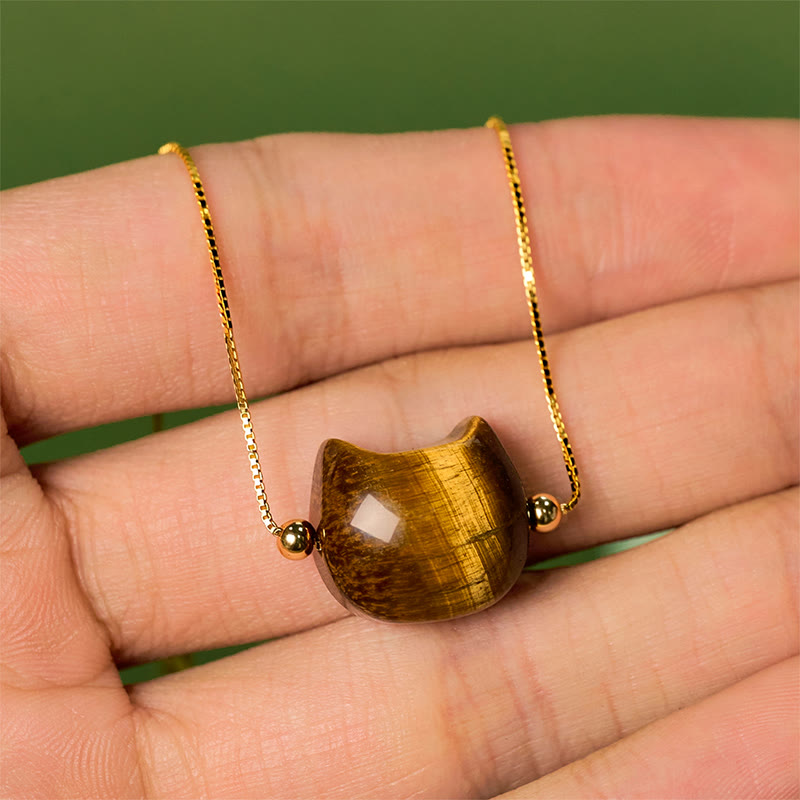 Bransoletka ochronna z Buddha Stones ze srebra próby 925 i tygrysim okiem - image 4