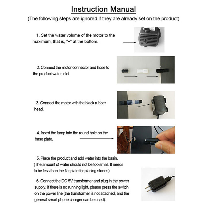 Buddha Stones, Liść Lotosu, Fontanna-Wodospad, Ozdoba Stołowa z Oświetleniem LED, Dekoracja Stołu w Domu i Biurze - image 24