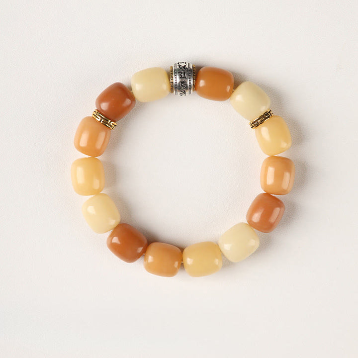 Bransoletka z Buddha Stones, nasionami Bodhi , Om Mani Padme Hum i głową lwa - image 8