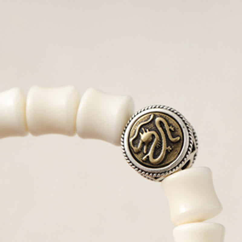 Bransoletka z Buddha Stones i wzorem nasion Bodhi ze smokiem, odstraszająca złe duchy - image 3