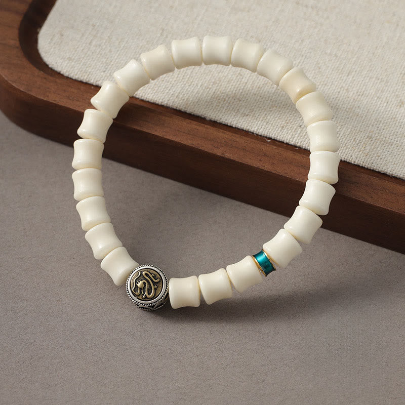 Bransoletka z Buddha Stones i wzorem nasion Bodhi ze smokiem, odstraszająca złe duchy - Nasiona Bodhi (obwód nadgarstka: 15-17 cm) - image 0