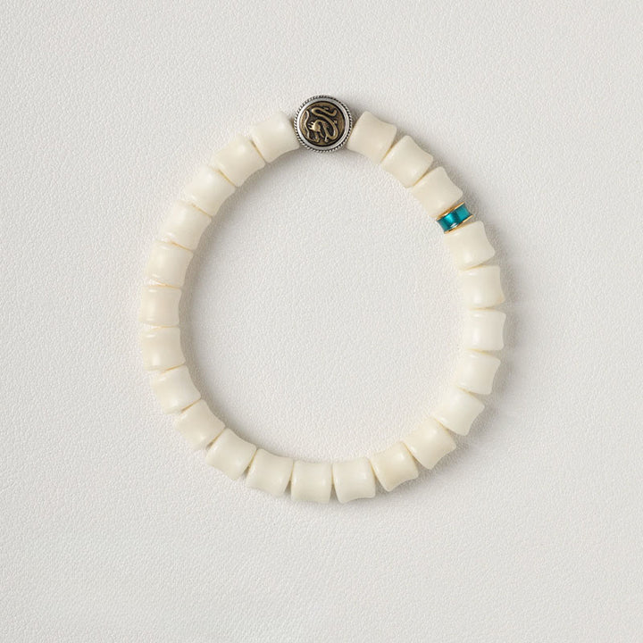 Bransoletka z Buddha Stones i wzorem nasion Bodhi ze smokiem, odstraszająca złe duchy - image 1