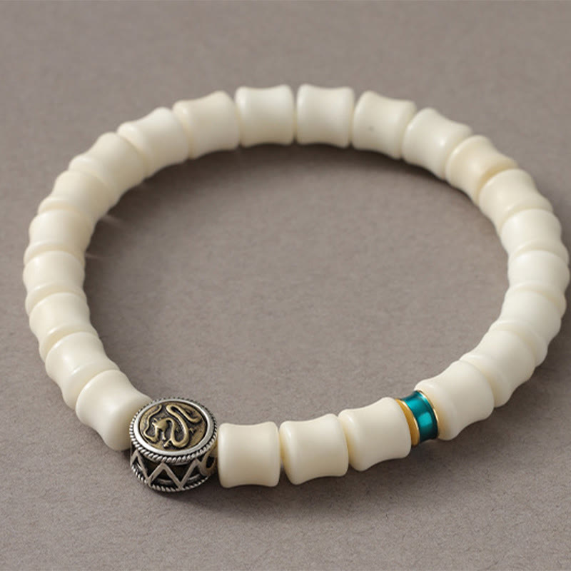 Bransoletka z Buddha Stones i wzorem nasion Bodhi ze smokiem, odstraszająca złe duchy - image 2