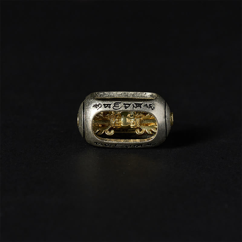 Bransoletka wzmacniająca Om Mani Padme Hum z Buddha Stones, naturalnym niebieskim tygrysim okiem - image 6