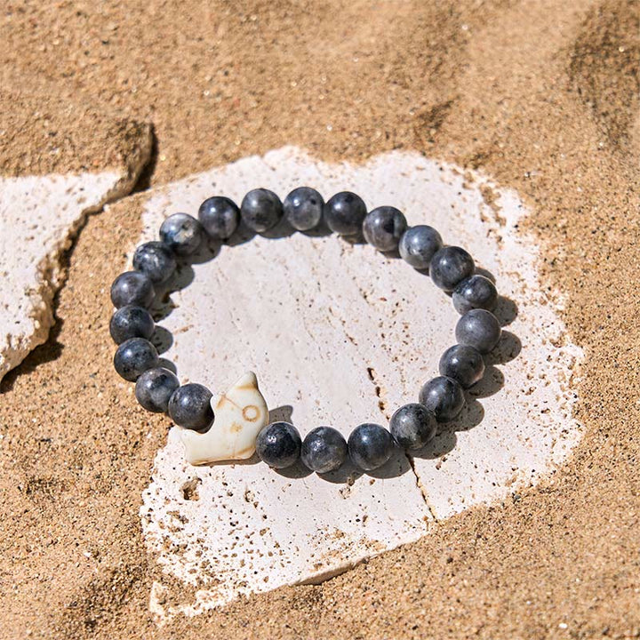 Bransoletka z Buddha Stones , naturalnymi i różnymi kamieniami, z delfinem, zapewniająca równowagę duchową - image 21